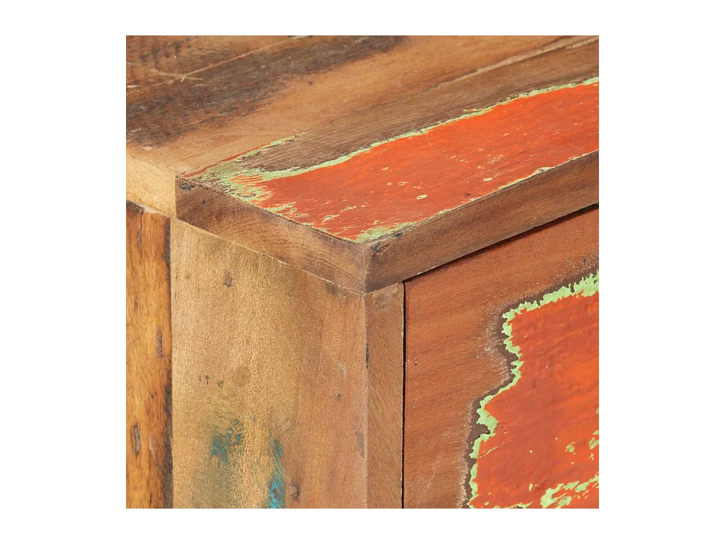 Aparador cómoda cómoda mueble mueble de almacenaje organizador cocina salón salón 88 x 30 x 73 cm madera maciza recuperada marrón 02_0029668