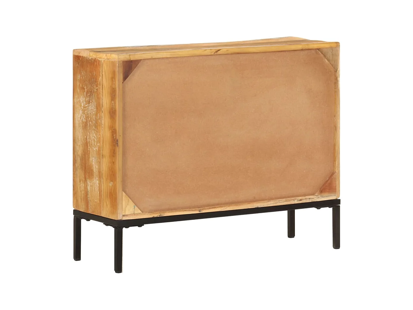 Aparador cómoda cómoda mueble mueble de almacenaje organizador cocina salón salón 88 x 30 x 73 cm madera maciza recuperada marrón 02_0029668