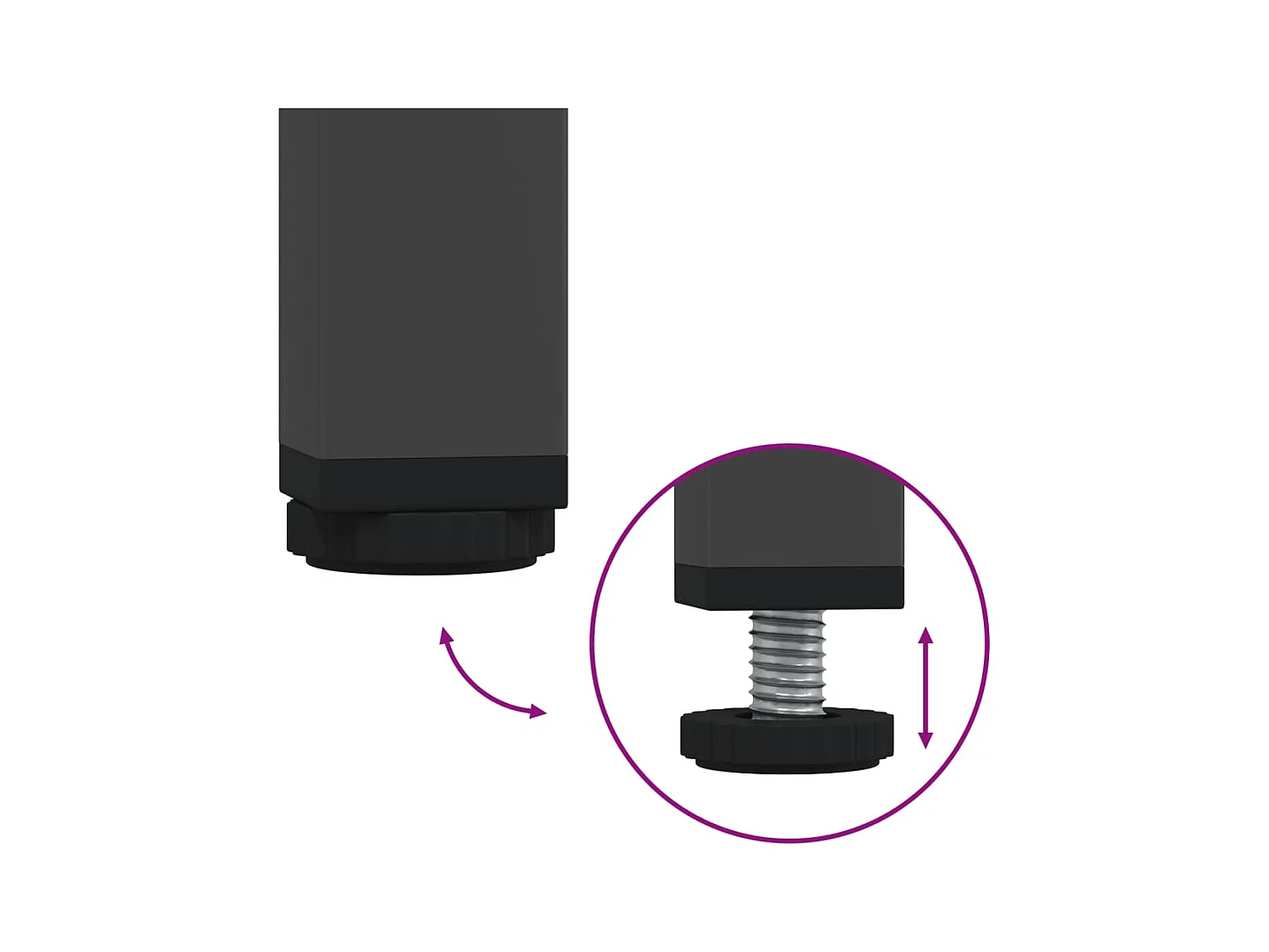 Buffet aparador cômoda armário unidade de armazenamento organizador cozinha sala de estar 68 x 39 x 89 cm aço preto 02_0036022