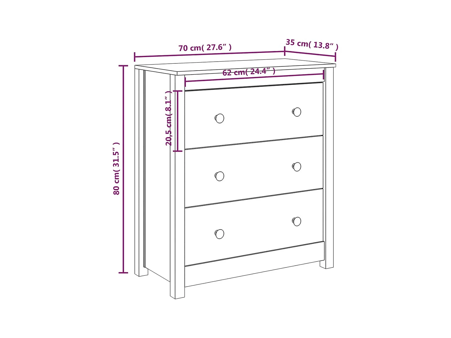 bahut commode armoire bois marron 70 x 35 x 80 cm 02_0029646