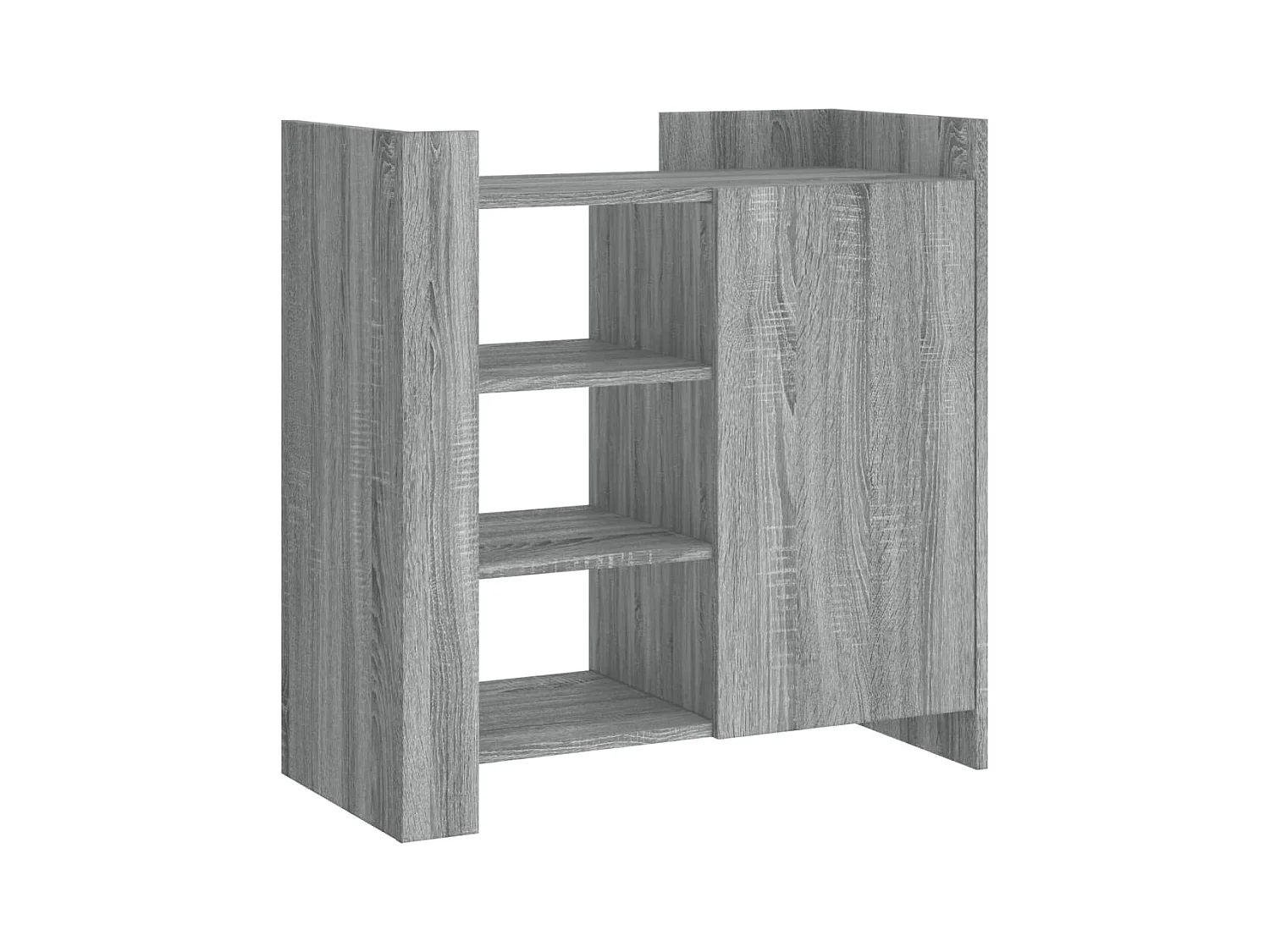 Credenza cassettiera cassettiera mobile contenitore organizer cucina soggiorno soggiorno Sonoma 73,5 x 35 x 75 cm derivati ​​del legno grigio 02_0036522