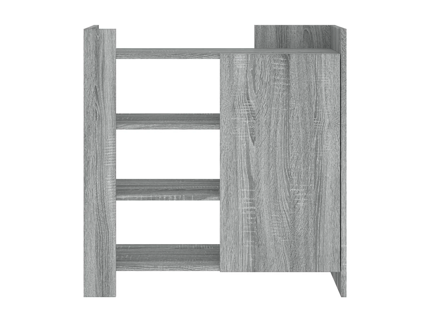 Credenza cassettiera cassettiera mobile contenitore organizer cucina soggiorno soggiorno Sonoma 73,5 x 35 x 75 cm derivati ​​del legno grigio 02_0036522