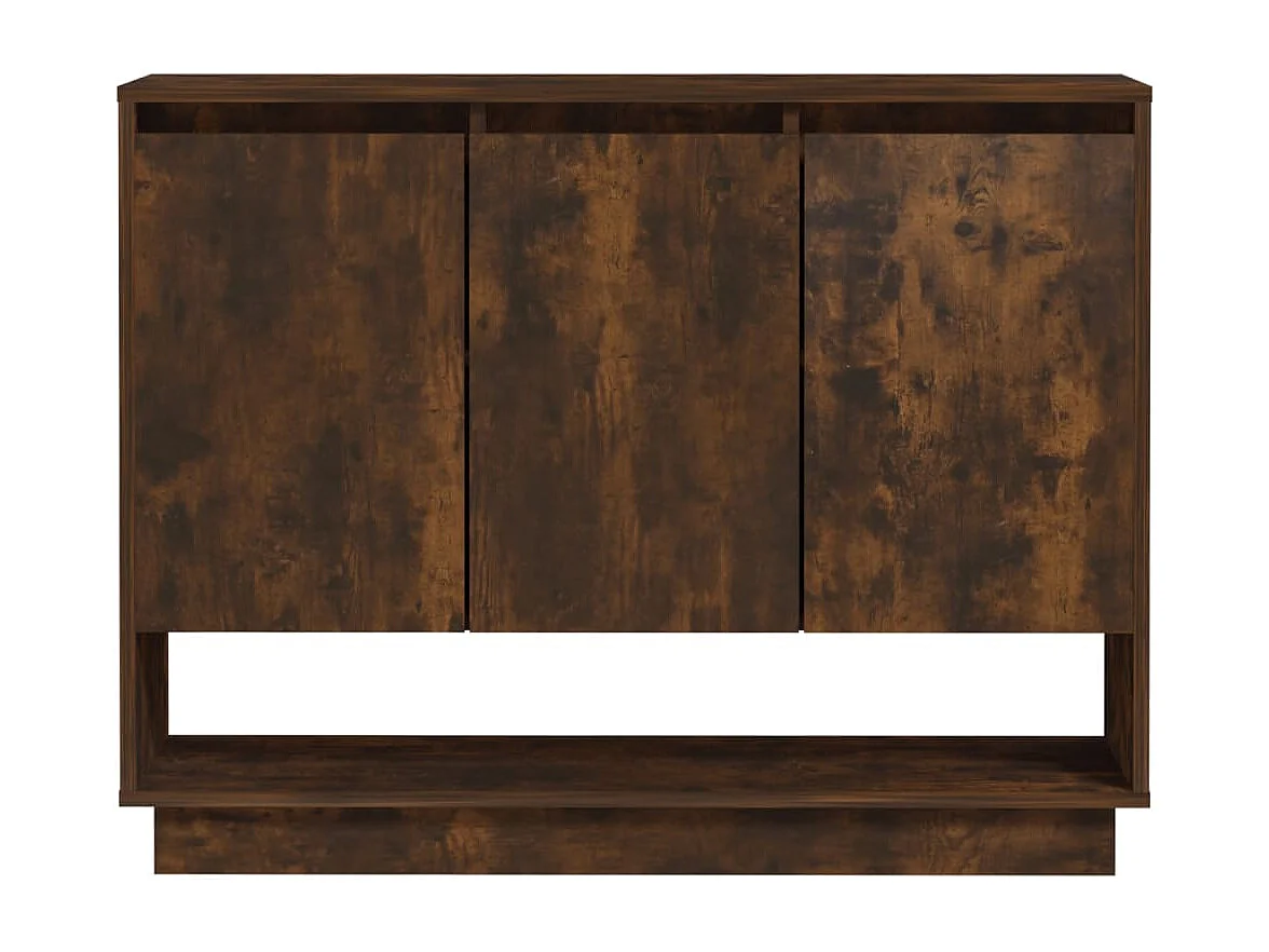 Credenza buffet cassettiera mobile contenitore organizer cucina soggiorno soggiorno 97 x 31 x 75 cm derivati ​​del legno marrone 02_0031136