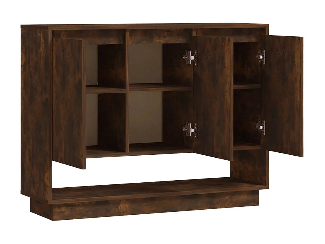 Credenza buffet cassettiera mobile contenitore organizer cucina soggiorno soggiorno 97 x 31 x 75 cm derivati ​​del legno marrone 02_0031136
