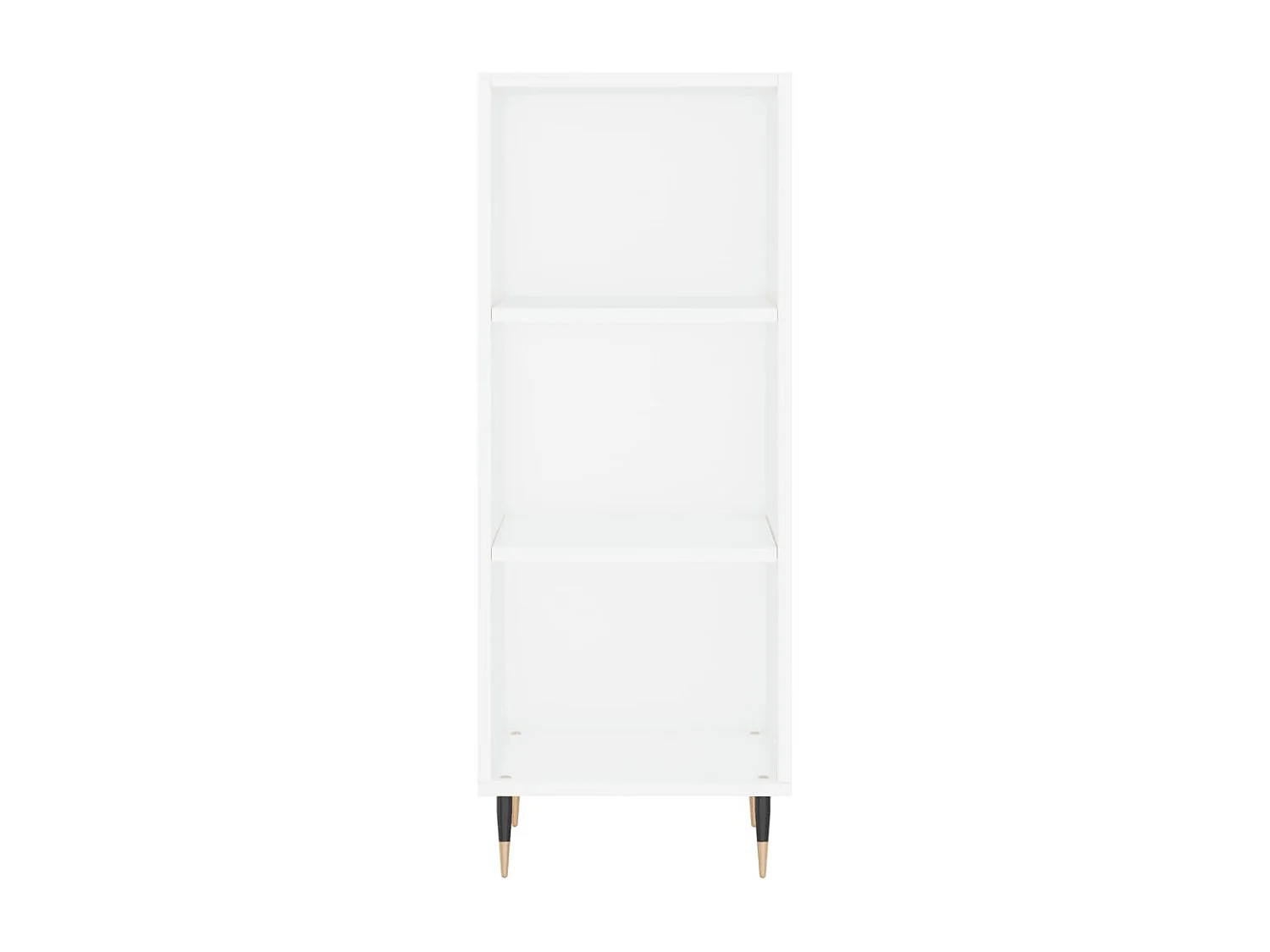 Aparador buffet cómoda mueble mueble de almacenaje organizador cocina salón salón 34,5 x 32,5 x 90 cm madera contrachapada blanco 02_0030234