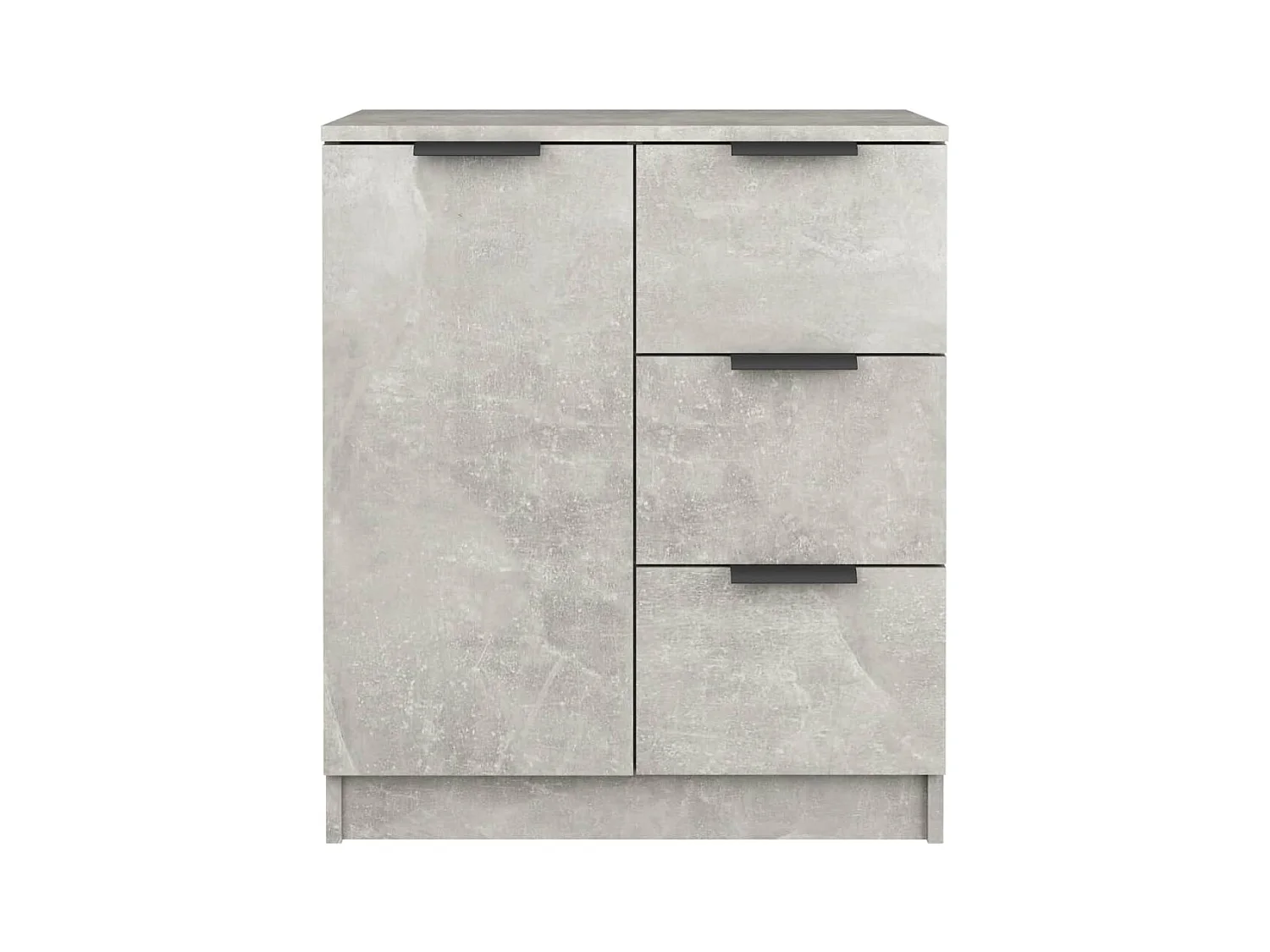 Credenza buffet cassettiera mobile contenitore organizer cucina soggiorno soggiorni set da 2 60 x 30 x 70 cm derivati ​​del legno grigio 02_0036852