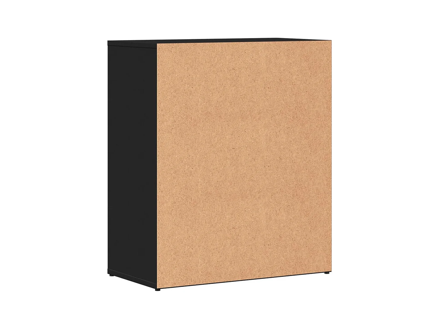 Credenza buffet cassettiera mobile contenitore organizer cucina soggiorno soggiorno 60 x 31 x 70 cm multistrato nero 02_0035976