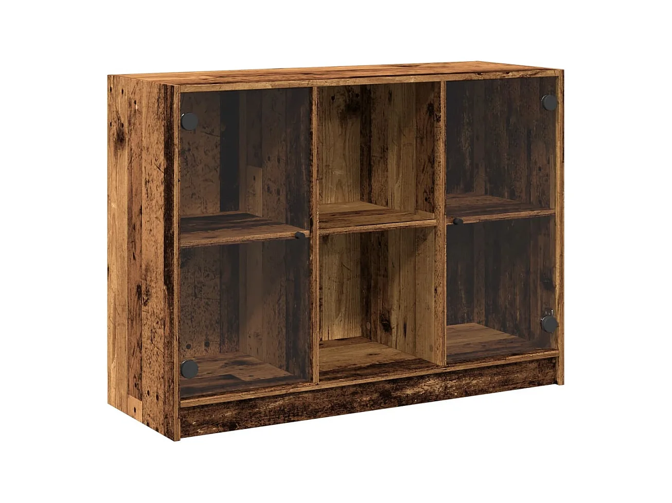 Aparador buffet cómoda mueble mueble de almacenaje organizador cocina salón salón madera vieja 102 x 37 x 75,5 cm madera contrachapada marrón 02_0036598