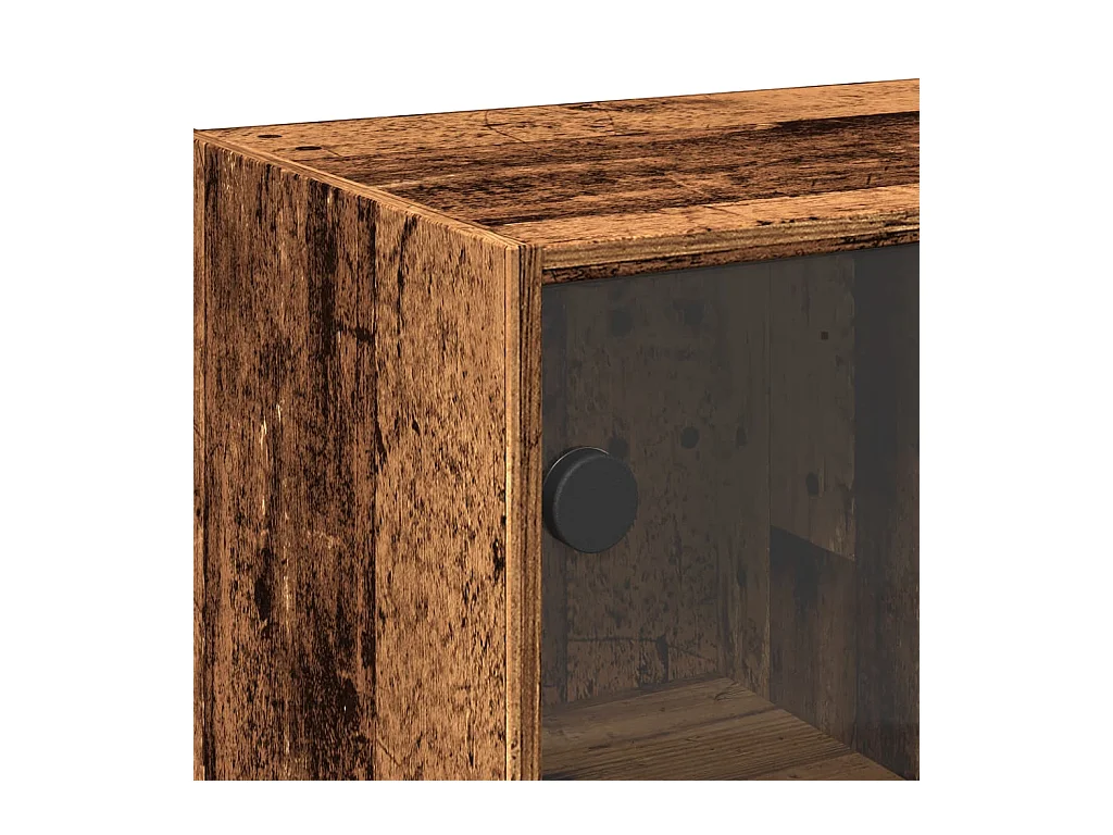 Aparador buffet cómoda mueble mueble de almacenaje organizador cocina salón salón madera vieja 102 x 37 x 75,5 cm madera contrachapada marrón 02_0036598