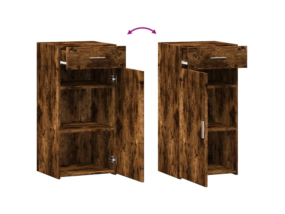 bahut commode armoire bois marron 45 x 42.5 x 93 cm 02_0030950