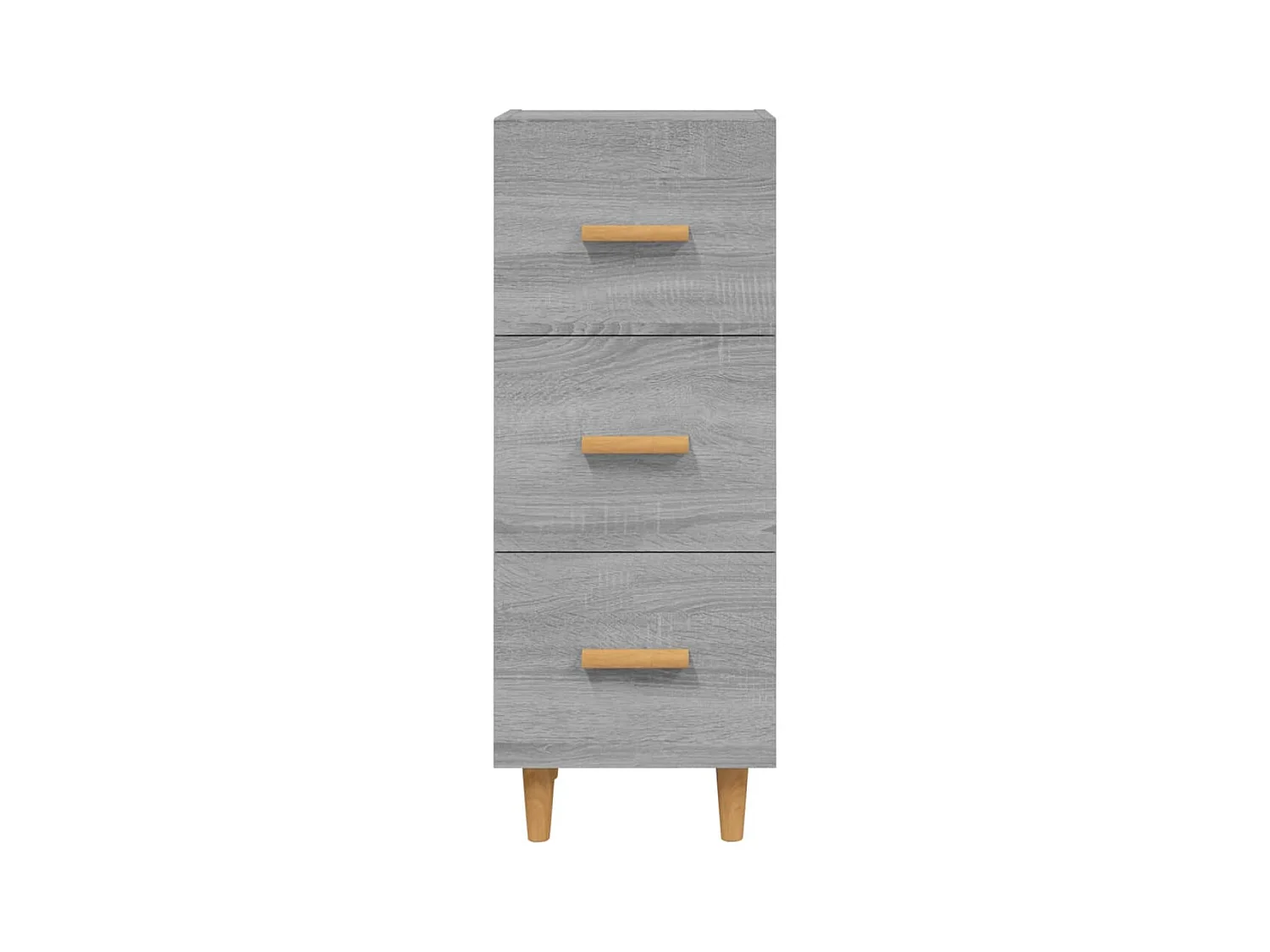 Aparador buffet cómoda armario unidad de almacenamiento organizador cocina salón salón Sonoma 34,5 x 34 x 90 cm madera contrachapada gris 02_0036339