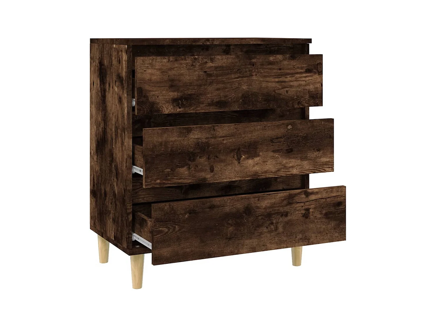 Credenza buffet cassettiera mobile contenitore organizer cucina soggiorno soggiorno 60 x 35 x 70 cm derivati ​​del legno marrone 02_0030986