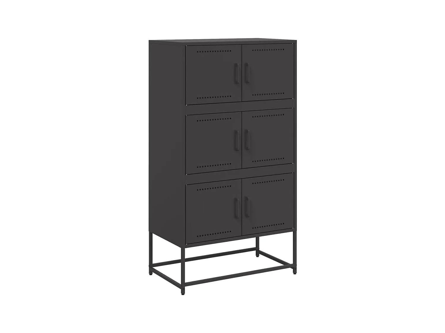 bahut commode armoire noire 68.5 x 38.5 x 123.5 cm 02_0036017
