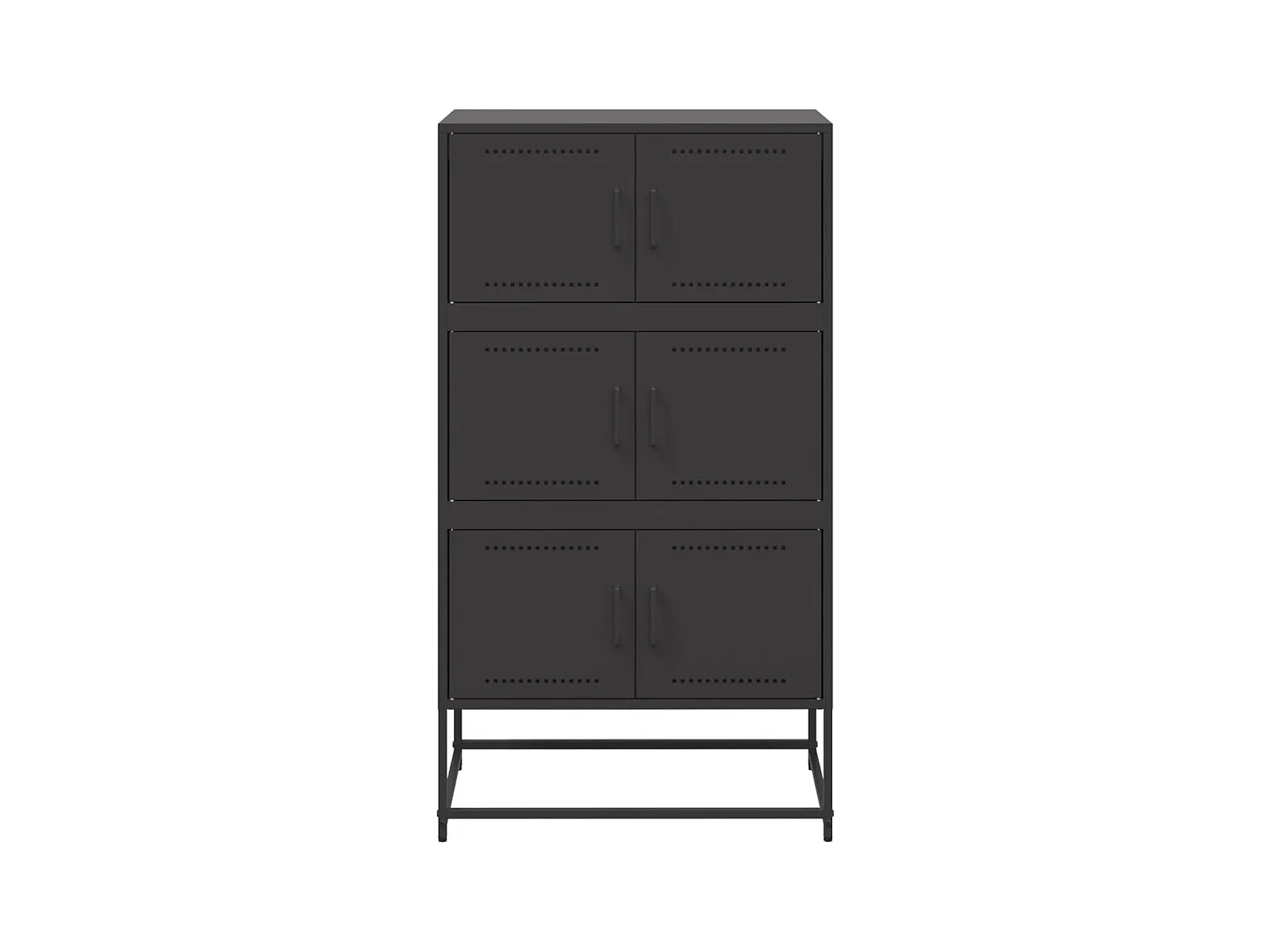 bahut commode armoire noire 68.5 x 38.5 x 123.5 cm 02_0036017
