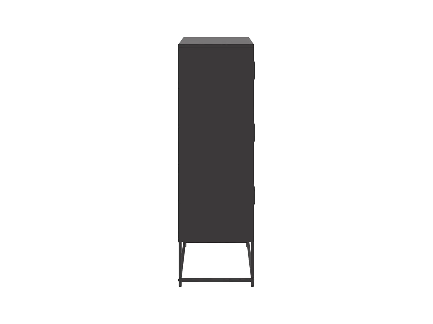 bahut commode armoire noire 68.5 x 38.5 x 123.5 cm 02_0036017