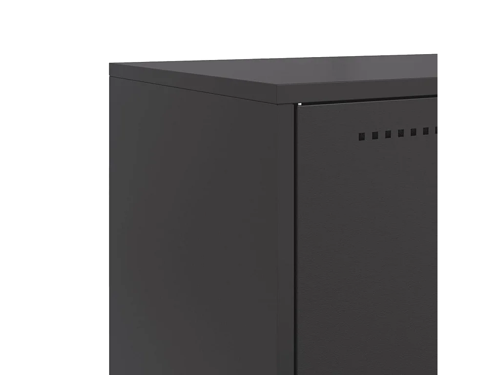 bahut commode armoire noire 68.5 x 38.5 x 123.5 cm 02_0036017