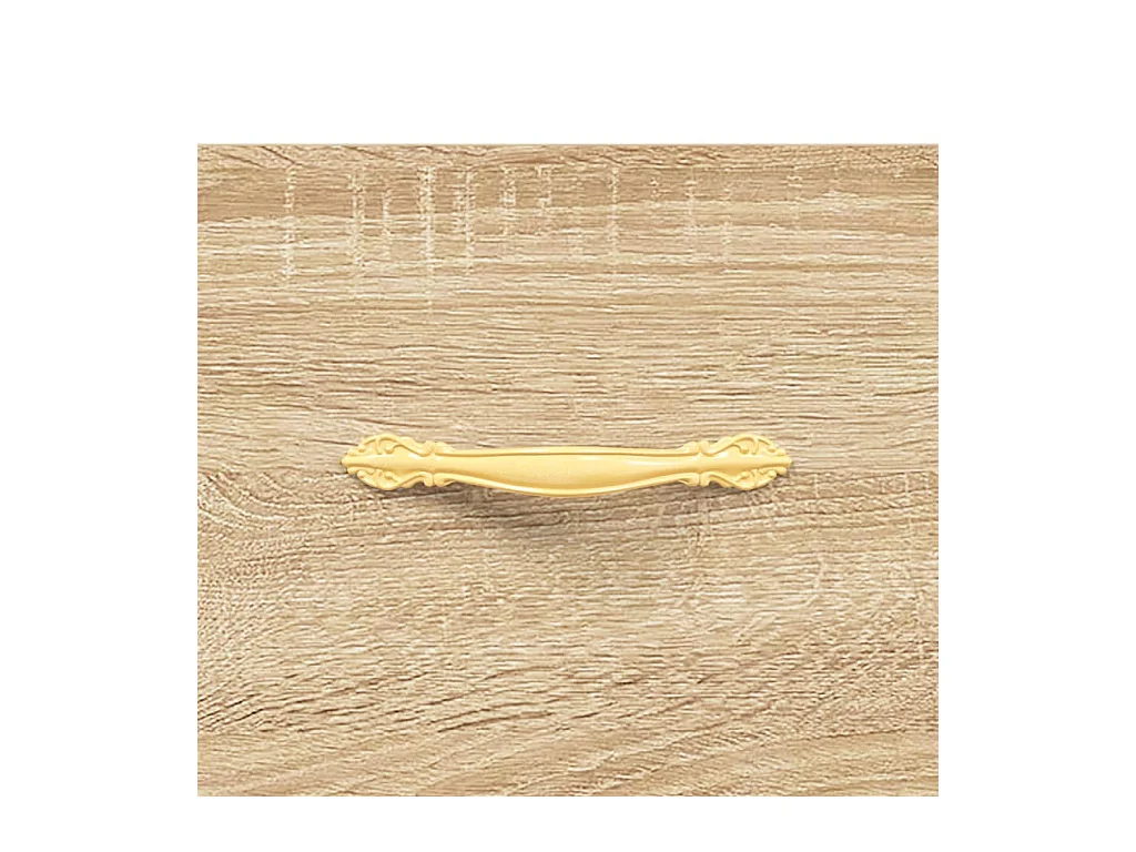 Aparador cómoda cómoda armario unidad de almacenamiento organizador cocina salón salón Sonoma 100 x 36 x 60 cm madera contrachapada marrón 02_0031468