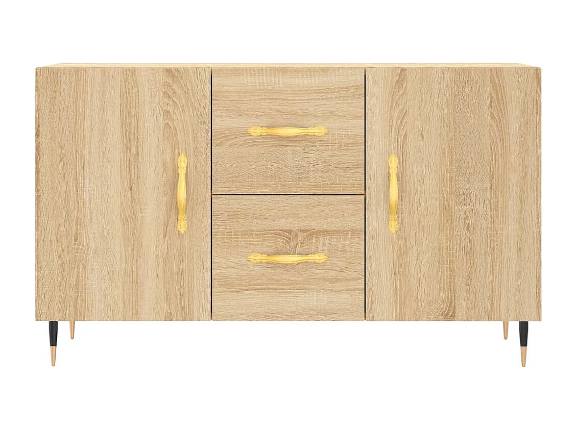 Aparador cómoda cómoda armario unidad de almacenamiento organizador cocina salón salón Sonoma 100 x 36 x 60 cm madera contrachapada marrón 02_0031468