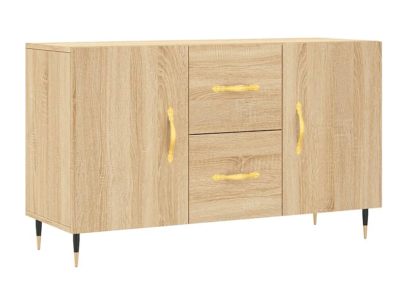Aparador cómoda cómoda armario unidad de almacenamiento organizador cocina salón salón Sonoma 100 x 36 x 60 cm madera contrachapada marrón 02_0031468