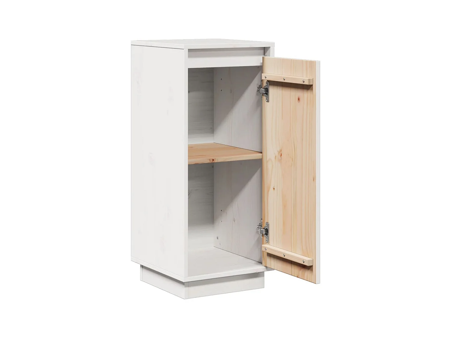 bahut commode armoire bois blanche 31.5 x 34 x 75 cm 02_0036653