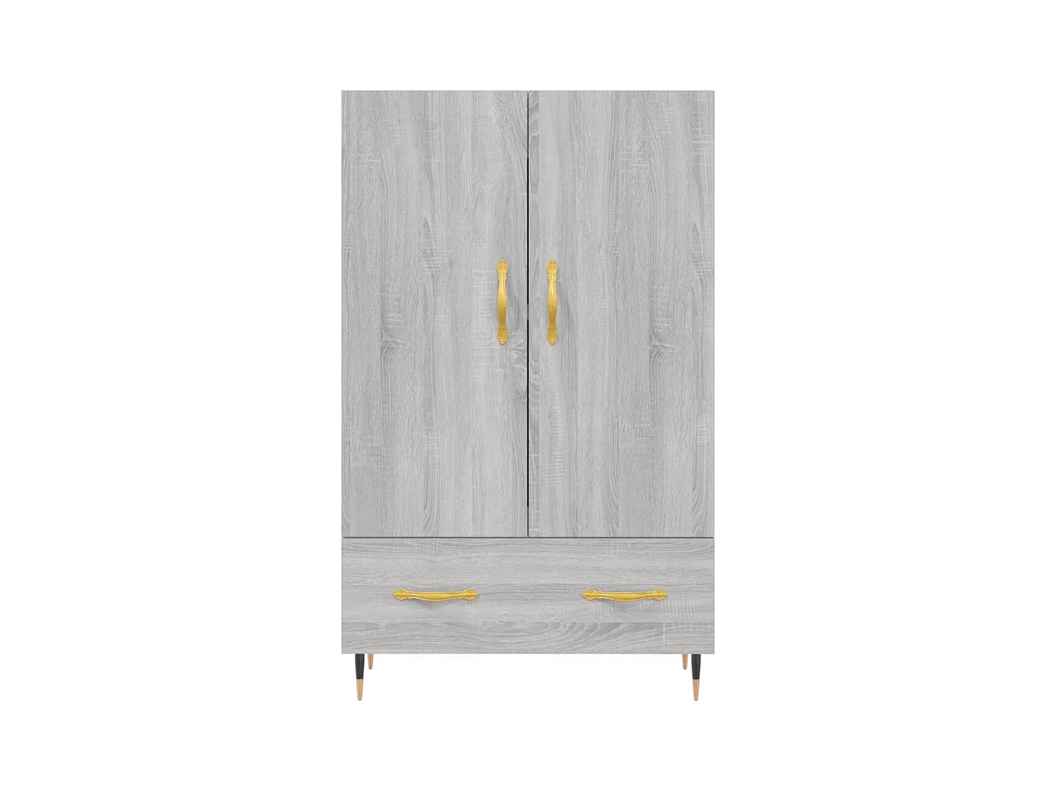 Credenza cassettiera cassettiera mobile contenitore organizer cucina soggiorno soggiorno alto Sonoma 69,5 x 31 x 115 cm derivati ​​del legno grigio 02_0035393