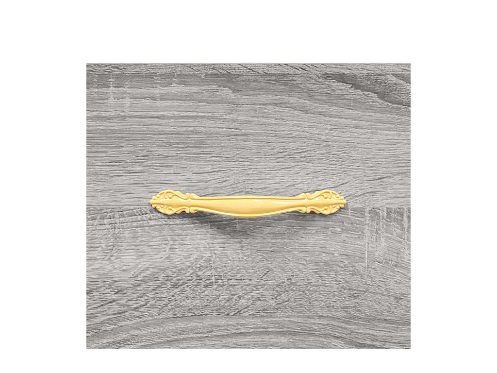 Credenza cassettiera cassettiera mobile contenitore organizer cucina soggiorno soggiorno alto Sonoma 69,5 x 31 x 115 cm derivati ​​del legno grigio 02_0035393