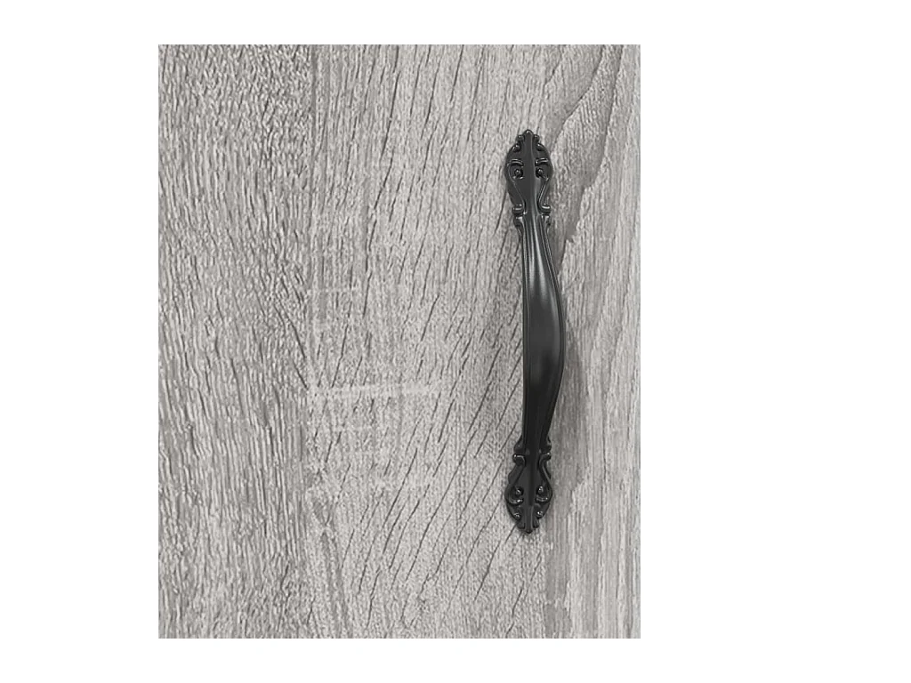 Credenza credenza cassettiera mobile contenitore organizer cucina soggiorno soggiorno alto Sonoma 69,5 x 31 x 115 cm pannelli compositi grigio 02_0035402