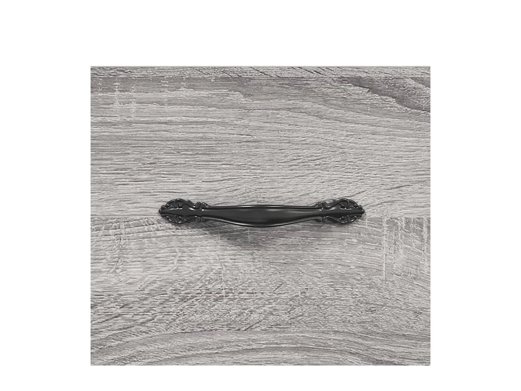 Credenza credenza cassettiera mobile contenitore organizer cucina soggiorno soggiorno alto Sonoma 69,5 x 31 x 115 cm pannelli compositi grigio 02_0035402