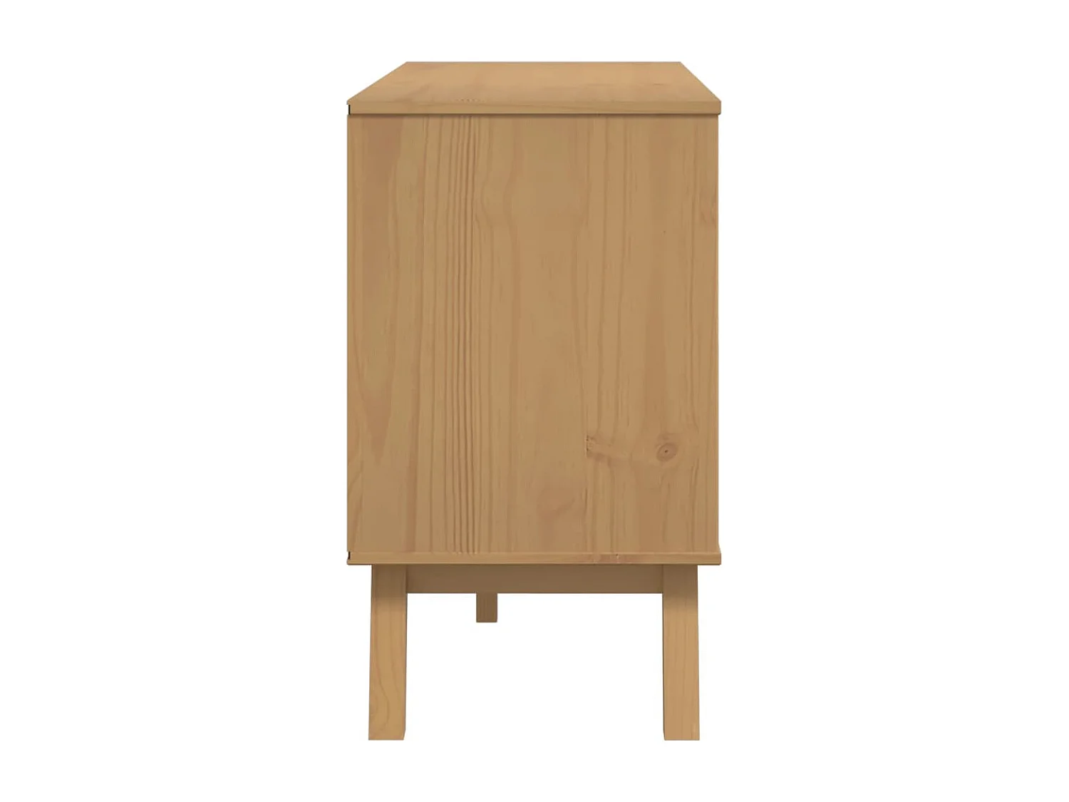 Buffet aparador cômoda armário organizador unidade cozinha sala sala e 114 x 43 x 73,5 cm madeira maciça de pinho branco 02_0036172