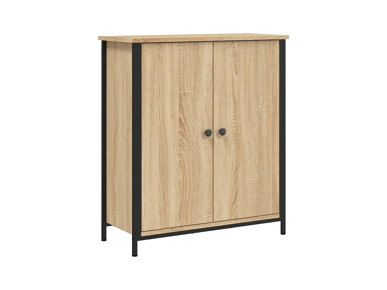 Credenza buffet cassettiera mobile contenitore organizer cucina soggiorno soggiorno Sonoma 70 x 30 x 80 cm derivati ​​del legno marrone 02_0031695