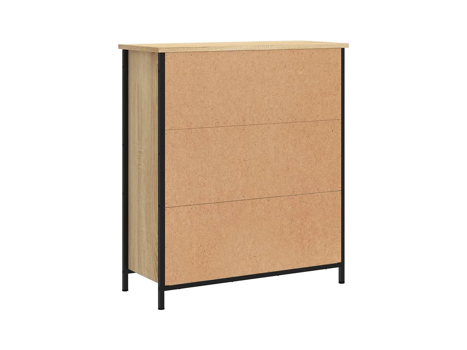 Credenza buffet cassettiera mobile contenitore organizer cucina soggiorno soggiorno Sonoma 70 x 30 x 80 cm derivati ​​del legno marrone 02_0031695