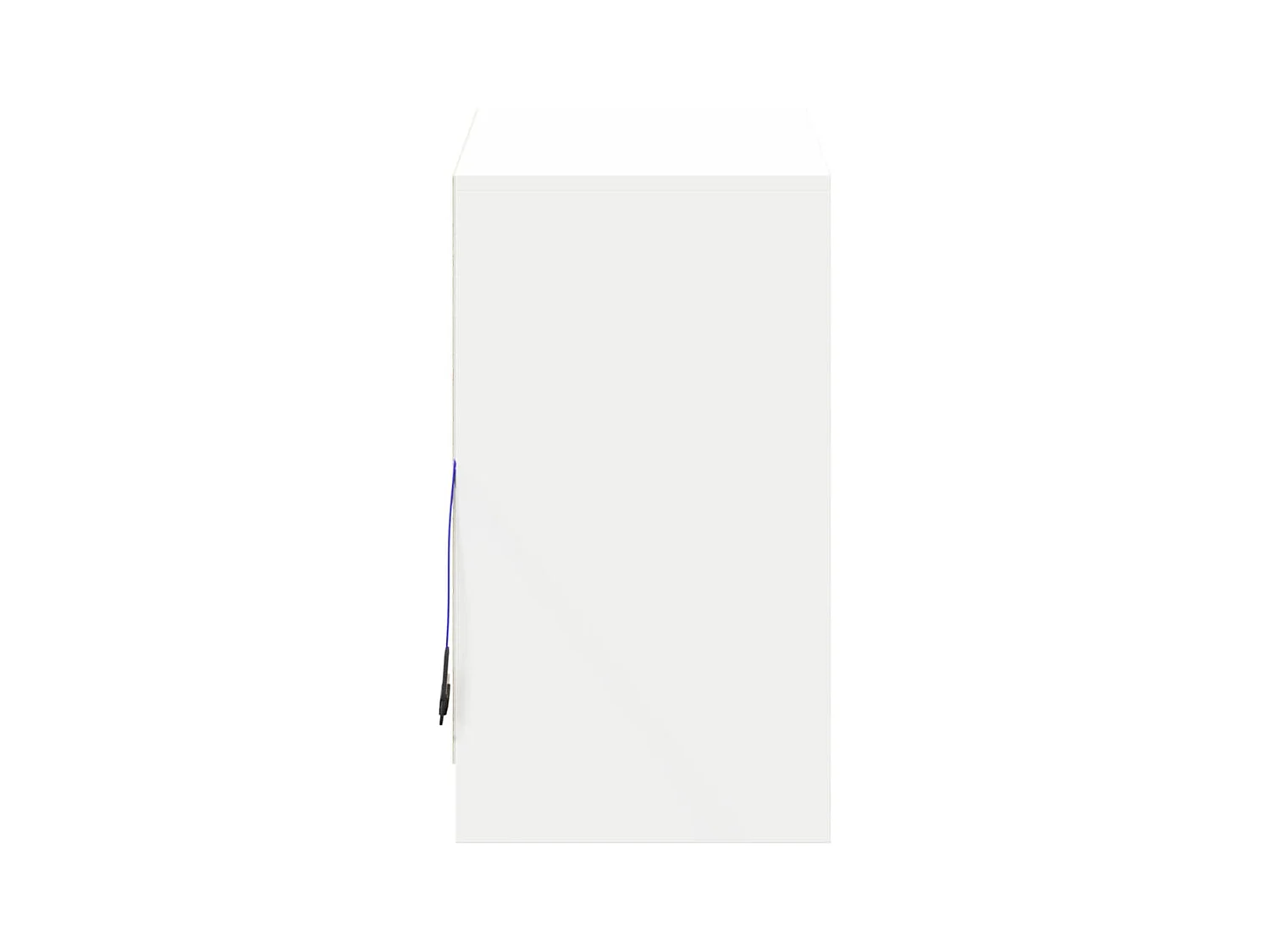 Credenza Credenza Cassettiera Armadietto Portaoggetti Organizer Cucina Soggiorno Soggiorno con LED 72 x 34 x 61 cm Legno composito bianco 02_0029774