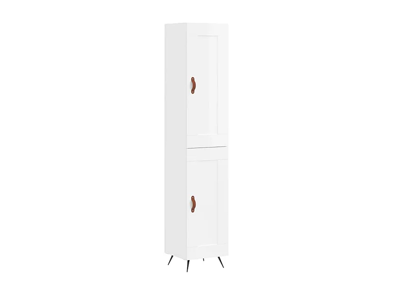 bahut commode armoire bois blanche 34.5 x 34 x 180 cm 02_0032929