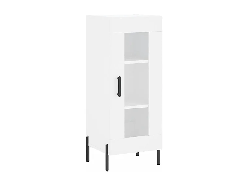 Aparador cómoda cómoda mueble mueble de almacenamiento organizador cocina salón salón 34,5 x 34 x 90 cm madera contrachapada blanco 02_0030240