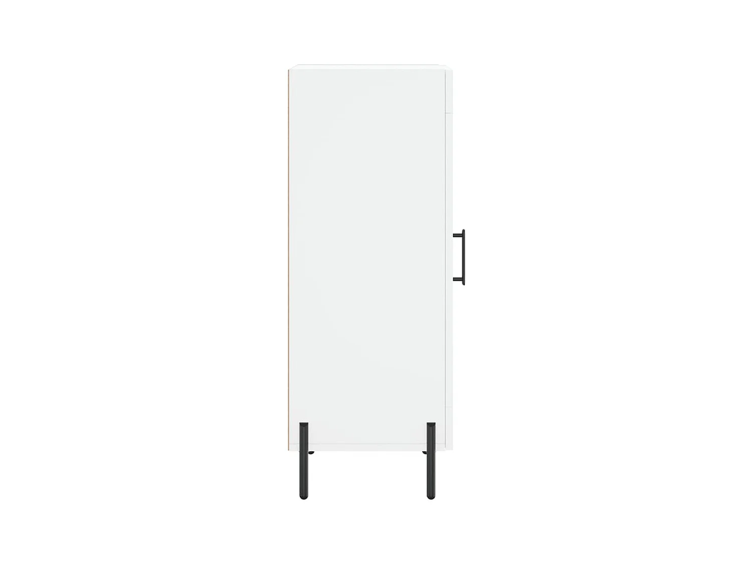 Aparador cómoda cómoda mueble mueble de almacenamiento organizador cocina salón salón 34,5 x 34 x 90 cm madera contrachapada blanco 02_0030240