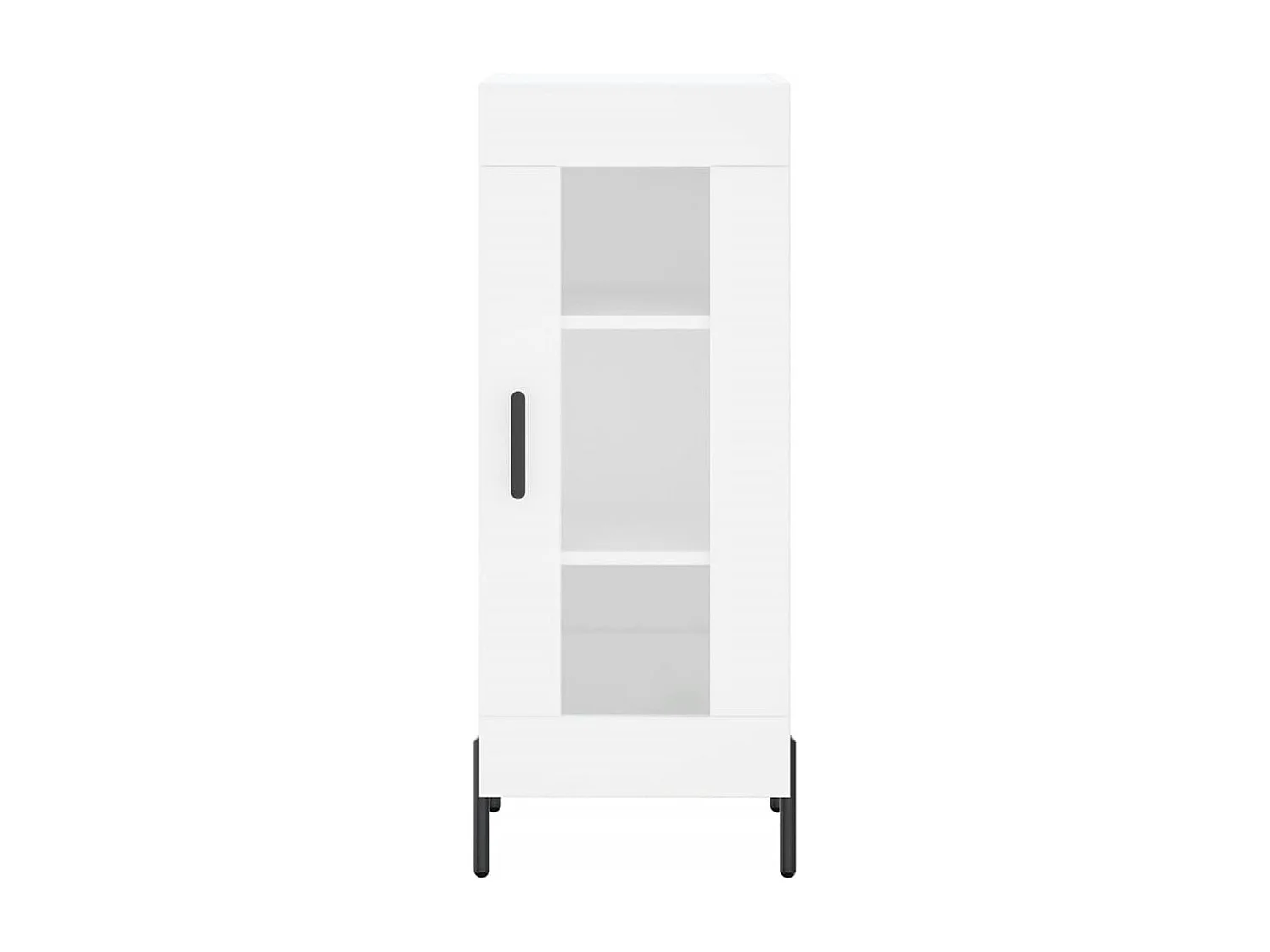 Credenza cassettiera cassettiera mobile contenitore organizer cucina soggiorno soggiorno 34,5 x 34 x 90 cm derivati ​​del legno bianco 02_0030240