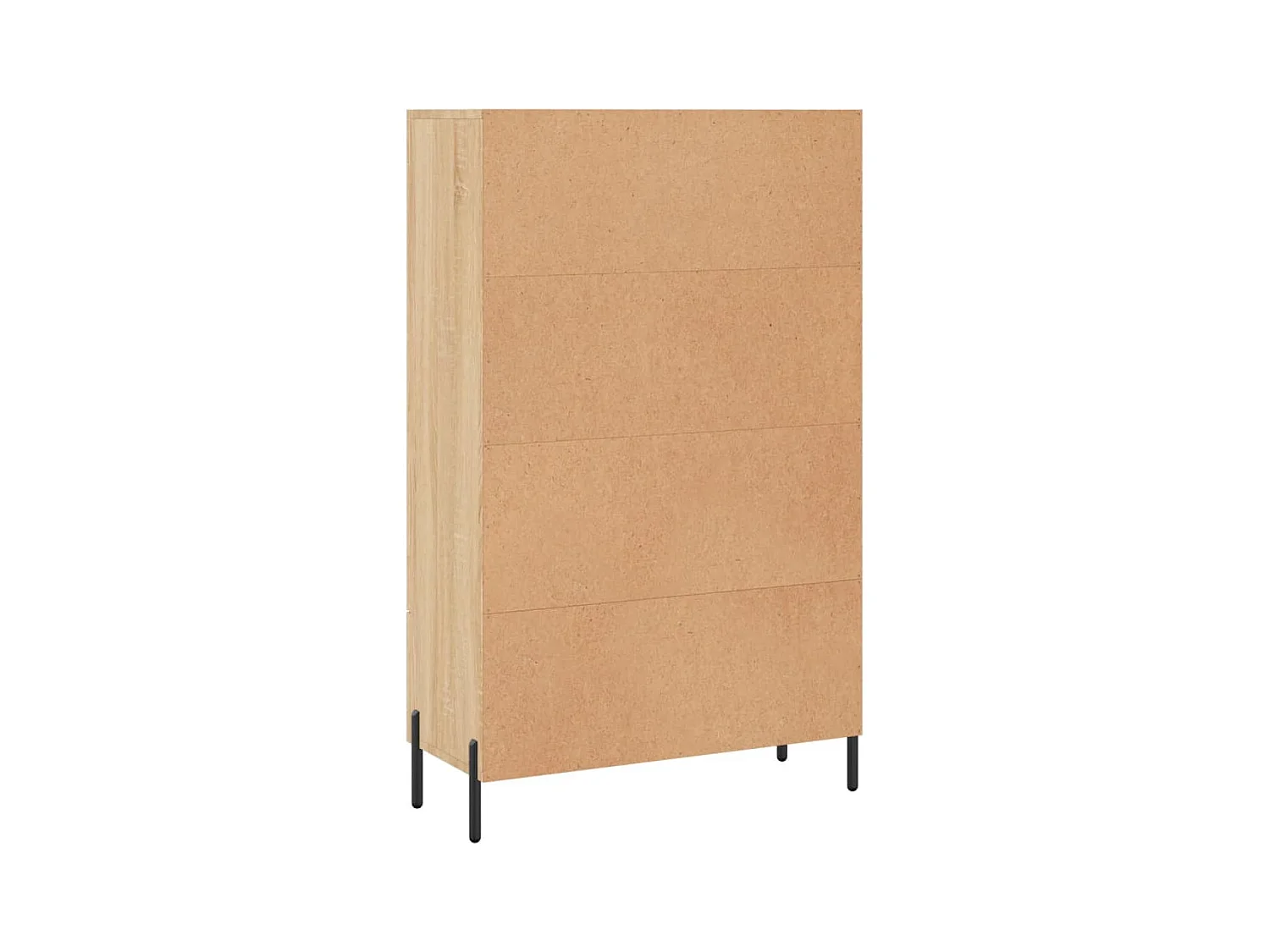 Credenza cassettiera cassettiera mobile contenitore organizer cucina soggiorno soggiorno alto Sonoma 69,5 x 31 x 115 cm derivati ​​del legno marrone 02_0034097