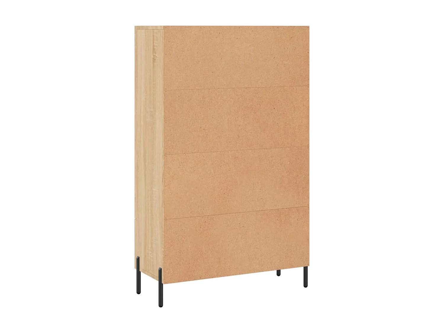 Aparador cômoda armário armário organizador cozinha sala sala alta Sonoma 69,5 x 31 x 115 cm madeira trabalhada marrom 02_0034097