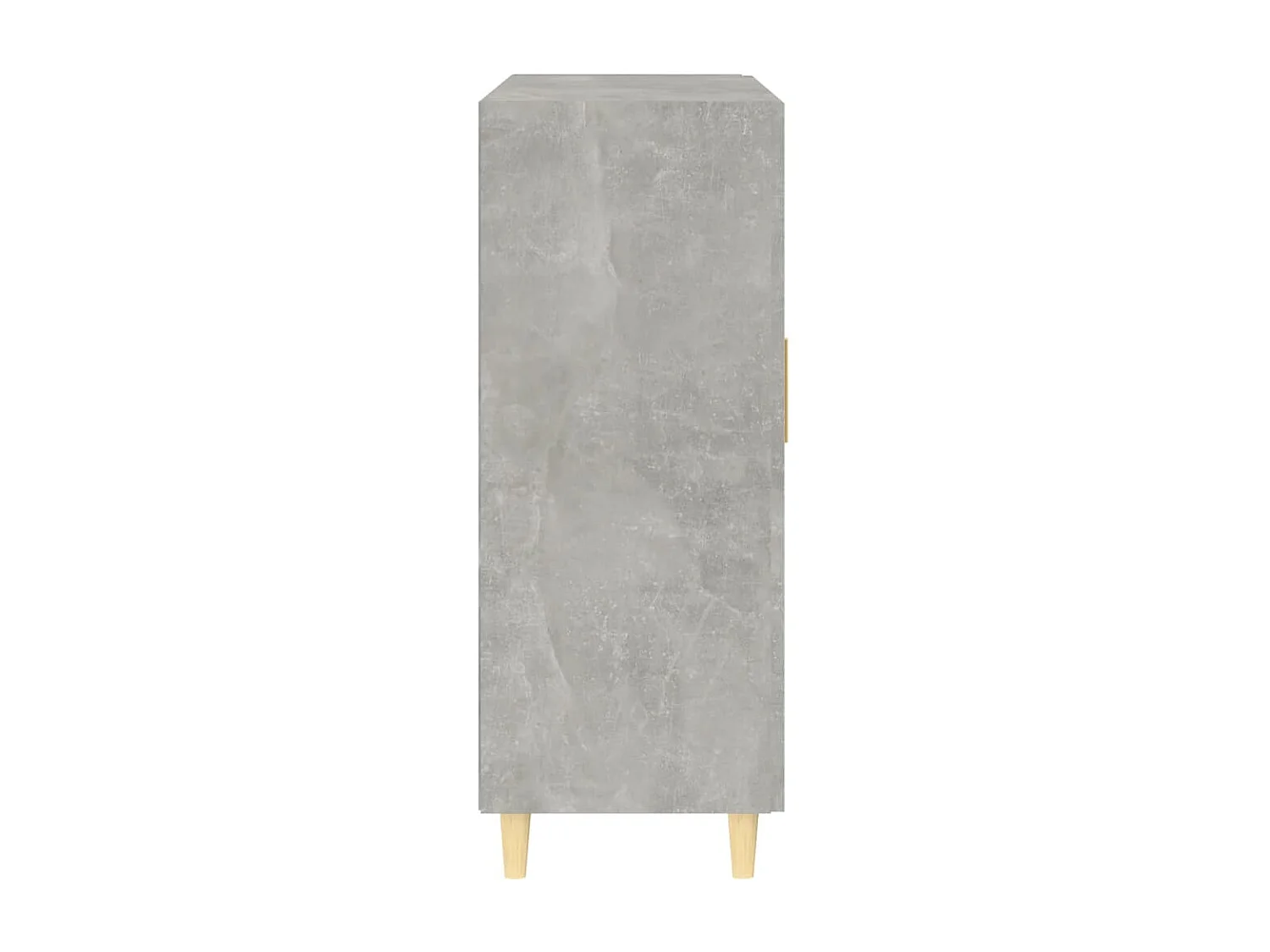 Aparador buffet cómoda mueble mueble de almacenaje organizador cocina salón salón 69,5 x 34 x 90 cm madera contrachapada gris 02_0032038