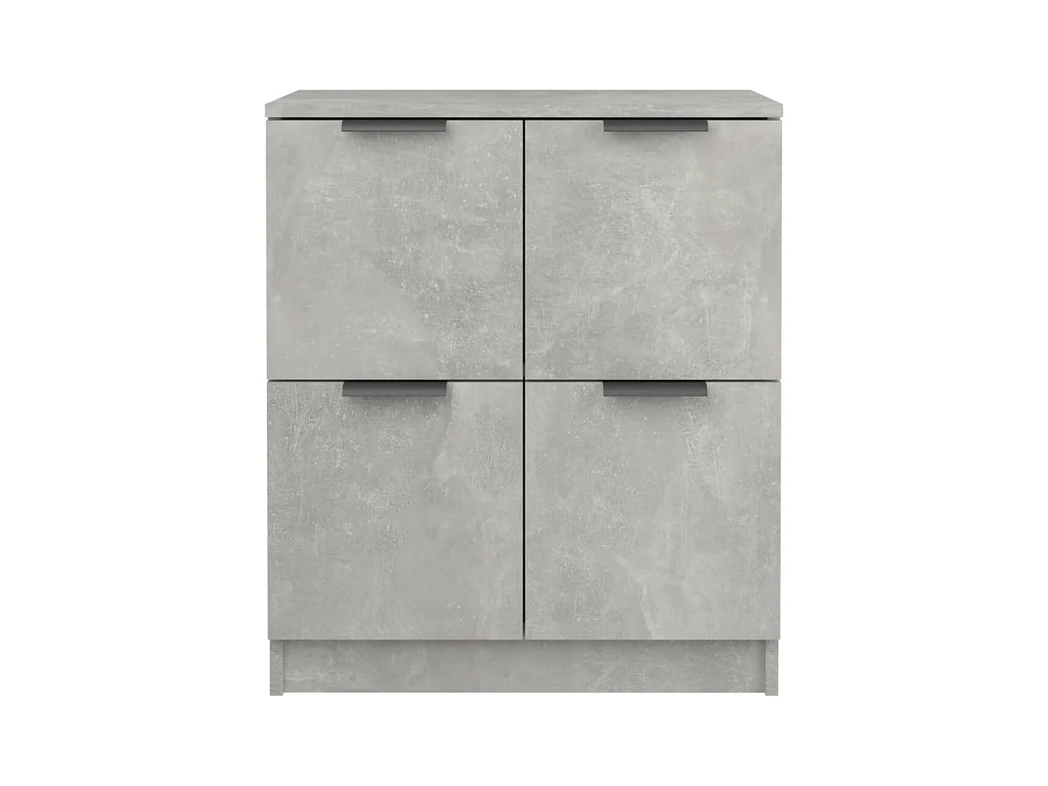 Credenza buffet cassettiera mobile contenitore organizer cucina soggiorno soggiorni set da 2 60 x 30 x 70 cm derivati ​​del legno grigio 02_0036853