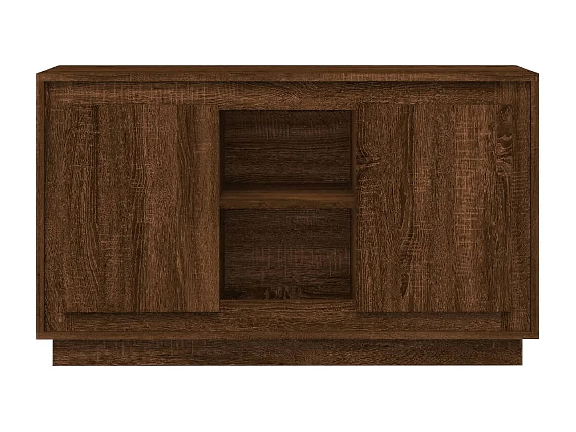 Aparador cômoda armário armário organizador cozinha sala sala 102 x 35 x 60 cm madeira trabalhada marrom 02_0031165