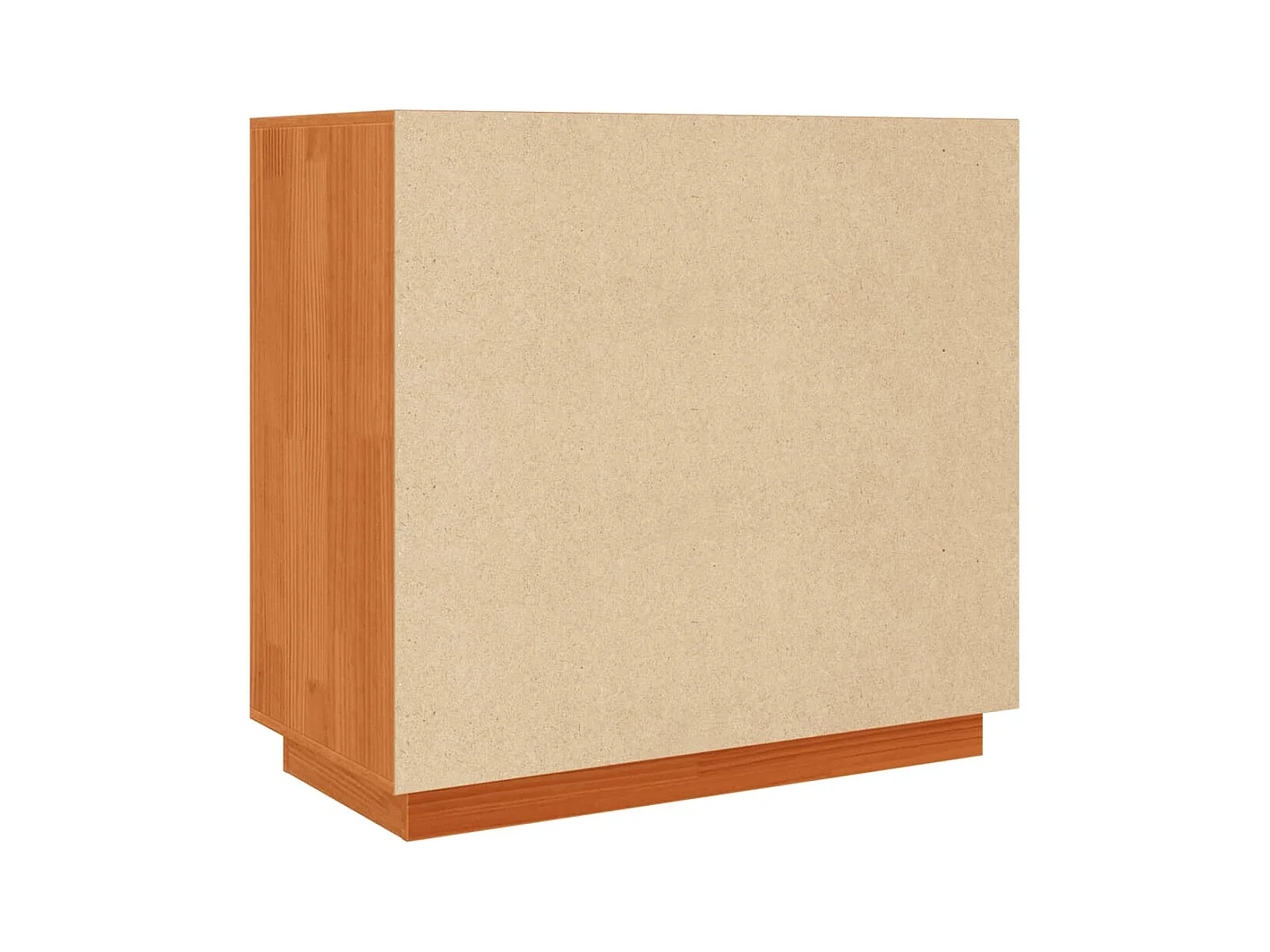 Credenza buffet cassettiera mobile contenitore organizer cucina soggiorno soggiorno cera 80 x 40 x 75 cm legno di pino massiccio marrone 02_0031743