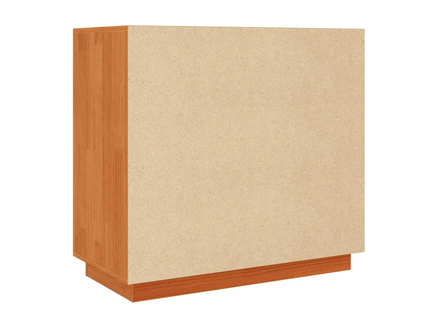 Credenza buffet cassettiera mobile contenitore organizer cucina soggiorno soggiorno cera 80 x 40 x 75 cm legno di pino massiccio marrone 02_0031743