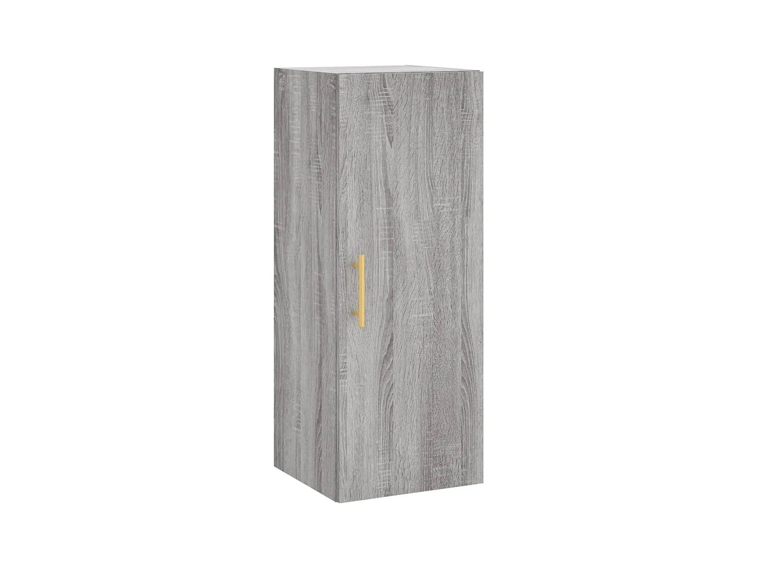 Aparador aparador cómoda armario mueble organizador cocina salón salón alto Sonoma 34,5 x 34 x 180 cm madera contrachapada gris 02_0035303