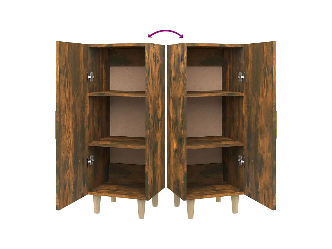 bahut commode armoire bois marron 34.5 x 34 x 90 cm 02_0030917