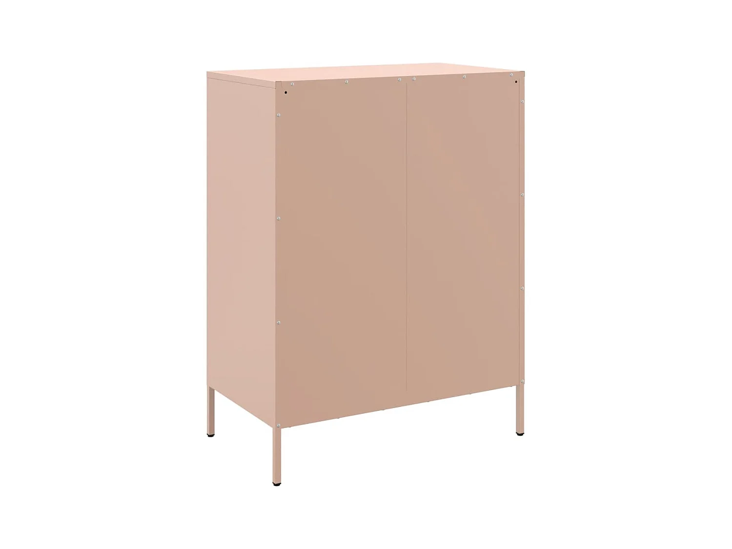 Buffet aparador cômoda armário unidade de armazenamento organizador cozinha sala sala 68 x 39 x 89 cm aço rosa 02_0036216