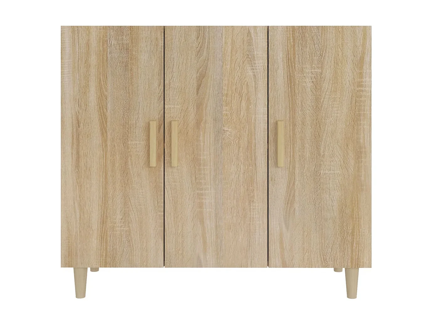 Credenza cassettiera cassettiera mobile contenitore organizer cucina soggiorno soggiorno Sonoma 90 x 34 x 80 cm derivati ​​del legno marrone 02_0031734