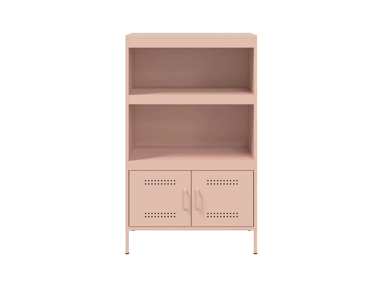 Aparador buffet cómoda armario mueble organizador cocina salón salón alto 68 x 39 x 113 cm acero rosa 02_0035167