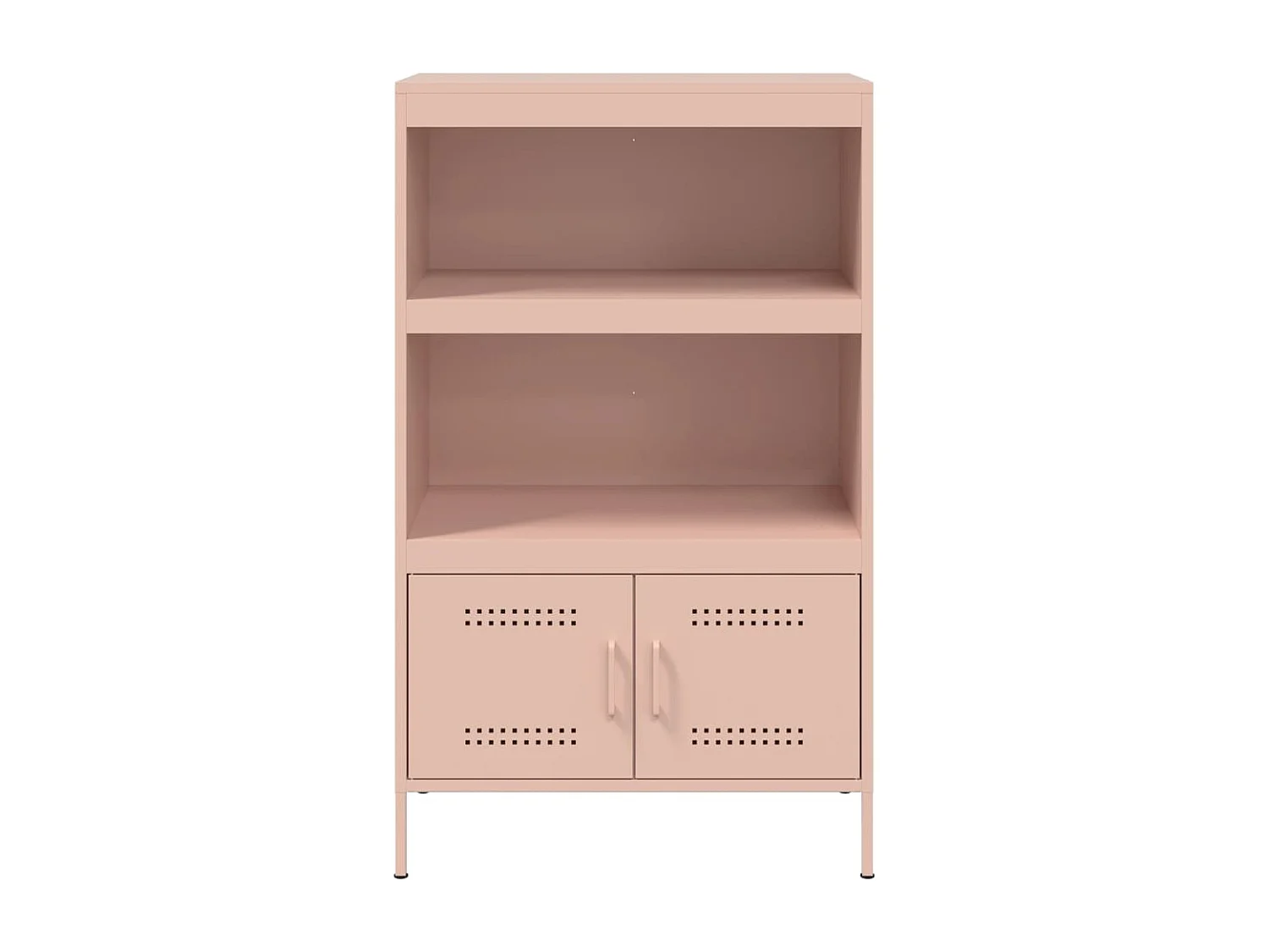 Buffet aparador cômoda armário unidade de armazenamento organizador cozinha sala sala alta 68 x 39 x 113 cm aço Rosa 02_0035167