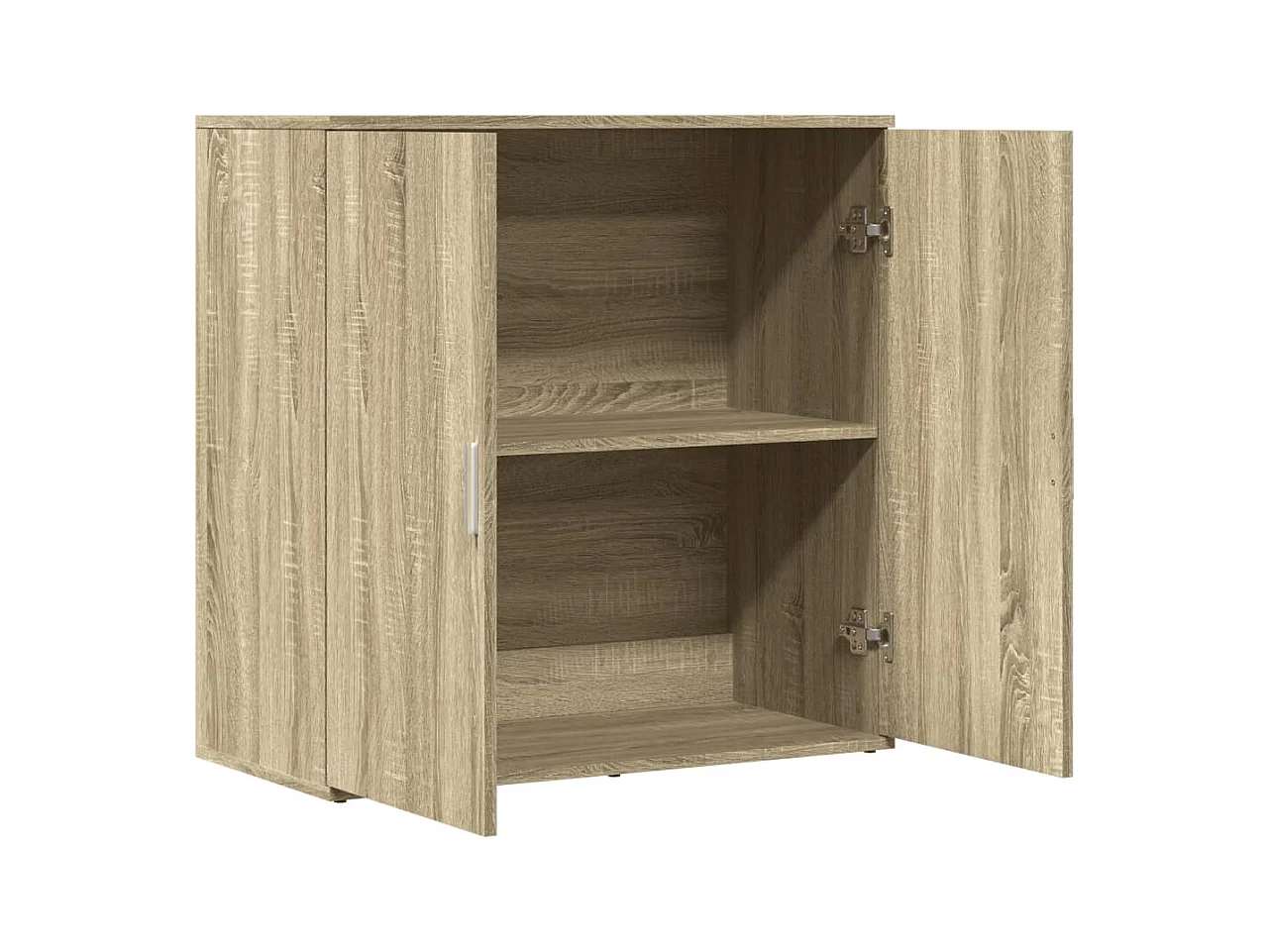 Credenza credenza cassettiera mobile contenitore organizer cucina soggiorno soggiorno Sonoma 79 x 38 x 80 cm derivati ​​del legno marrone 02_0031713